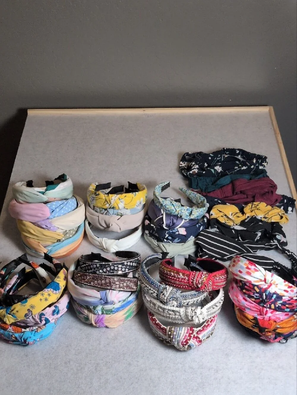 40 Assorted Women’s Fabric Headbands - New without Tags